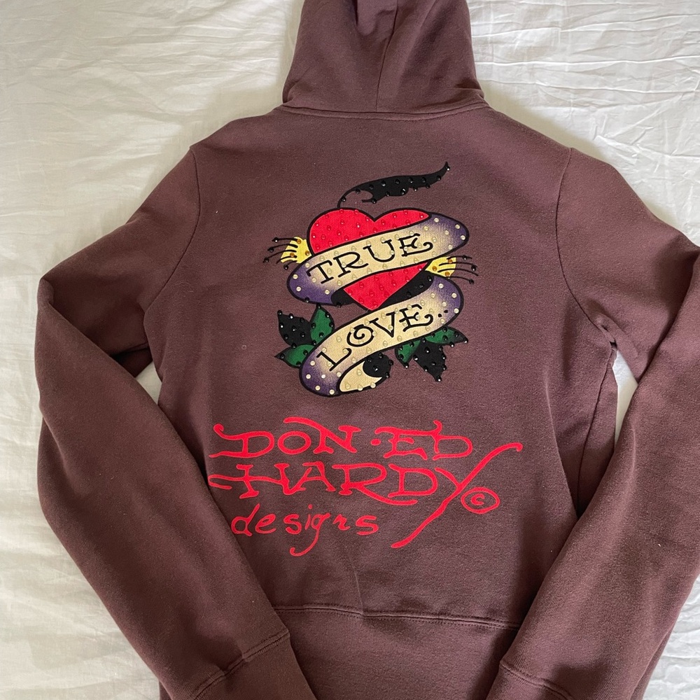 Ed hardy true love hoodie